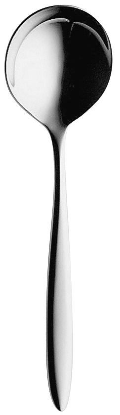 Aura - Runder Suppenlöffel 18/10, 180 mm