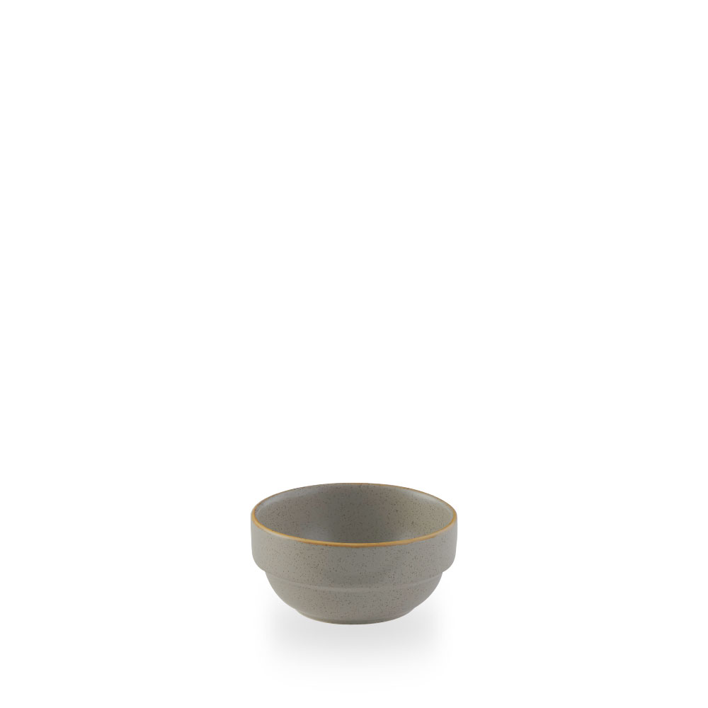 Churchill Stonecast Grey Peppercorn Schale Stabelbar 11,5 cm, H5,5 cm 36Cl 