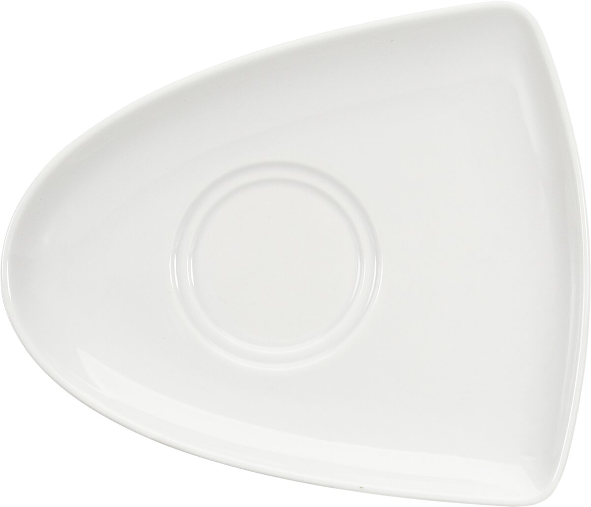 Enjoy - Untertasse asym. mit Doppelspiegel, 17 cm