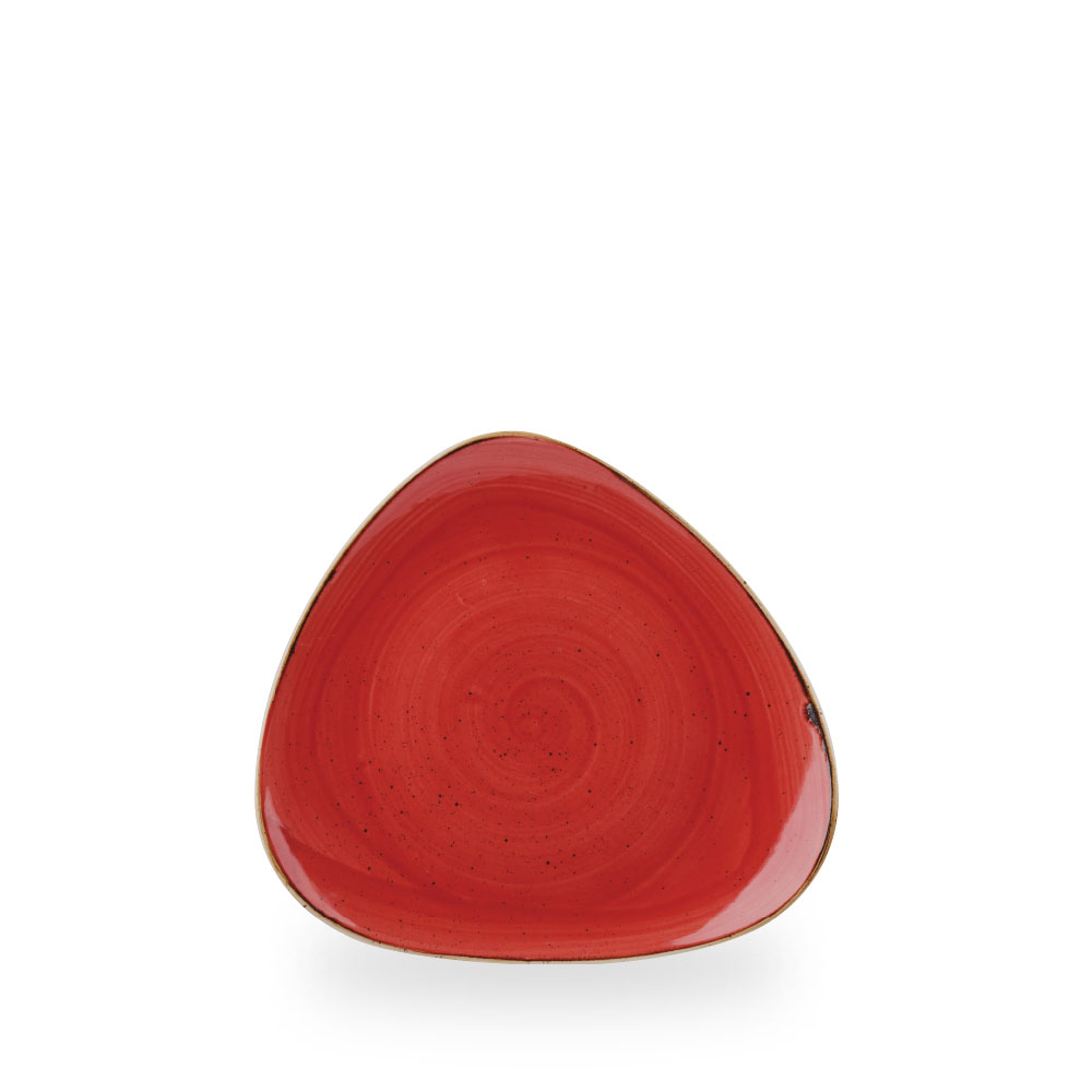 Churchill Stonecast Berry Red Teller Dreieck 19,2 cm