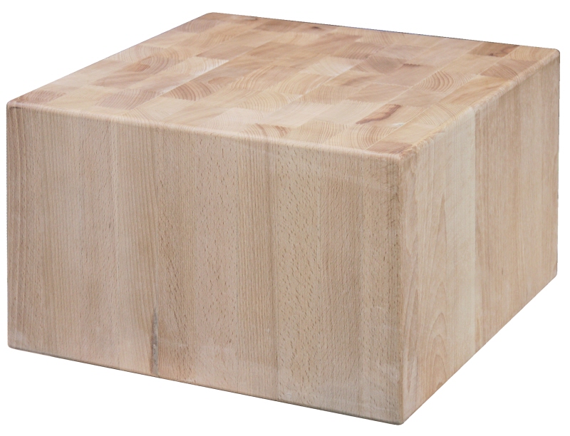 Hackblock Weissbuche, 30 x 30 cm