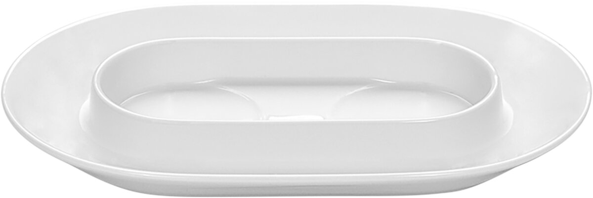 Coffee Tasting - Untertasse oval 19 x 12 cm