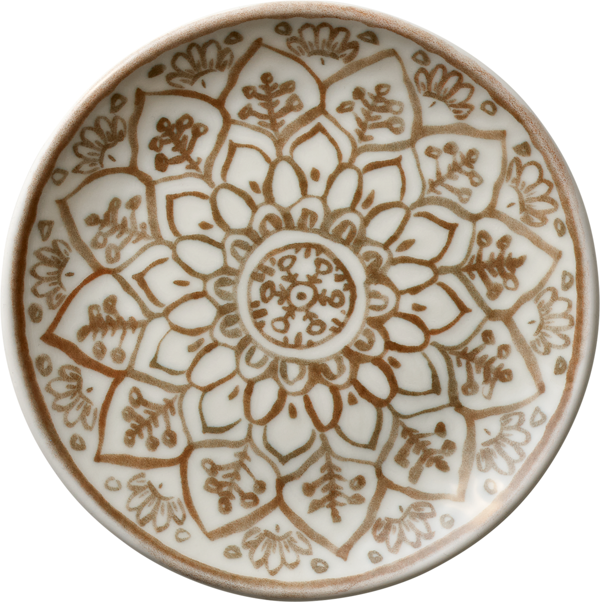 Soulmate - Teller flach rund coup sienna 15cm
