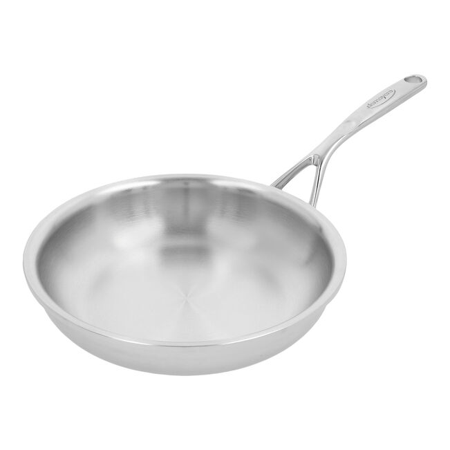 Bratpfanne, 24 cm, 18/10 Edelstahl, rund