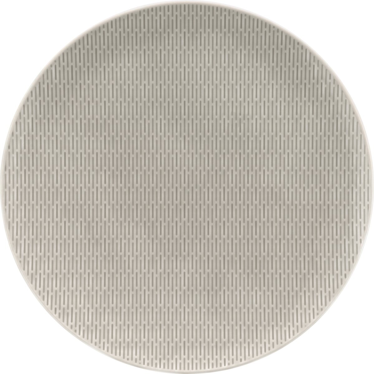 Scope glow GRAY - Teller flach rund coup Struktur 28 cm