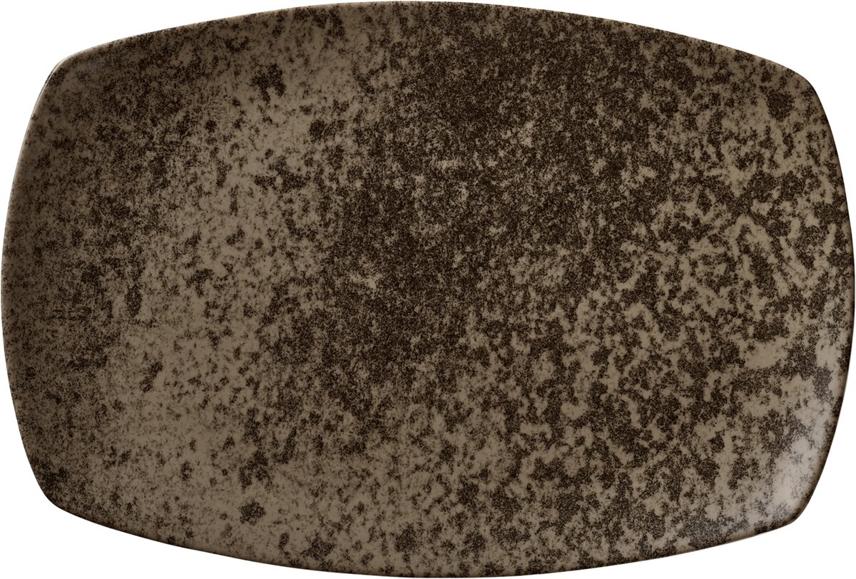 Sandstone Dark Brown - Platte rechteckig coup, 14 x 9 cm