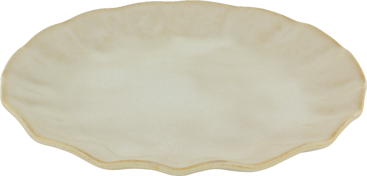 Nami - Teller flach rund dune 28cm