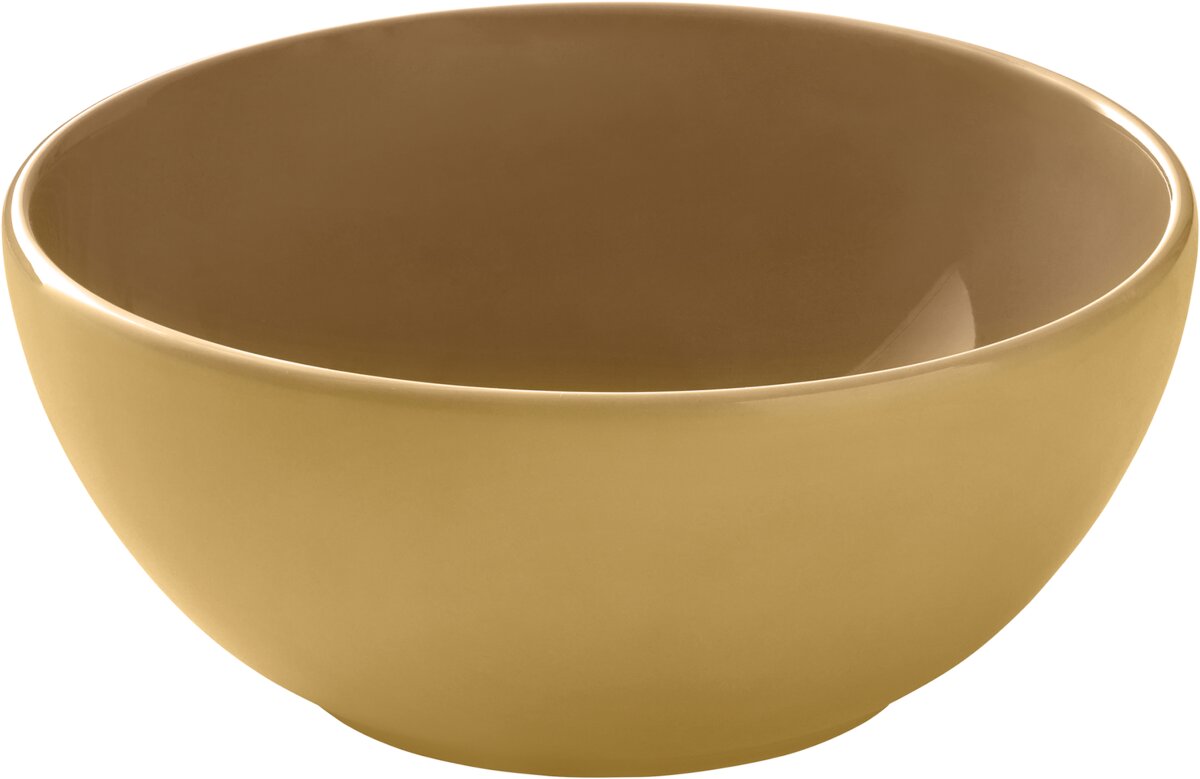 Sandstone Dark Yellow uni - Schüssel rund, 15 cm, 0.65 ltr.