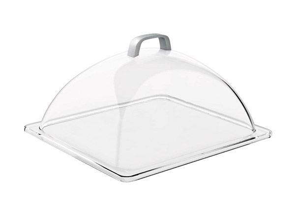 GN 1/2 Kuppelhaube, geschlossen, 33 x 28 cm, Höhe 17 cm