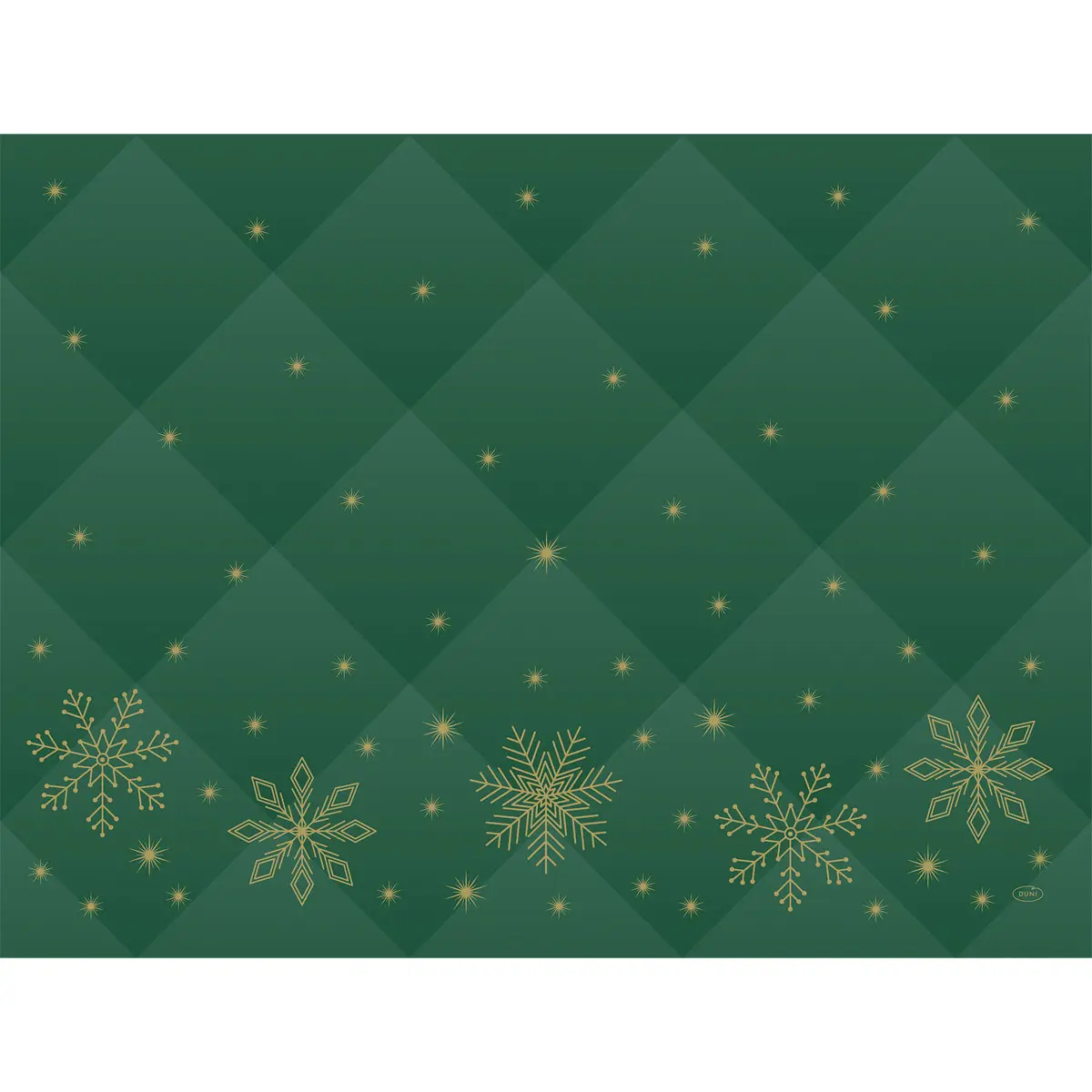 Tischsets Papier - Rhombus green, 30 x 40 cm