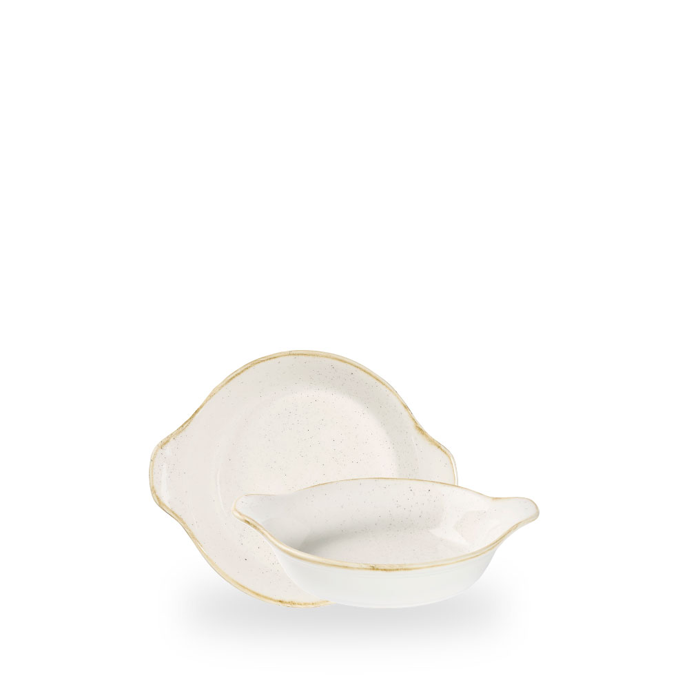Churchill Stonecast Barley White Pfanne Rund 15 x 18 cm