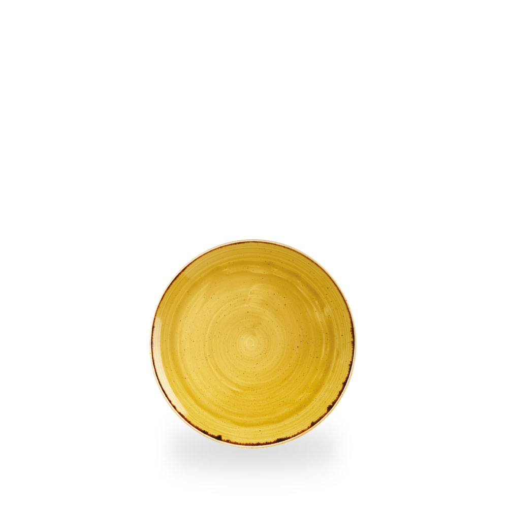 Churchill Stonecast Mustard Teller Flach Coup 16,5 cm