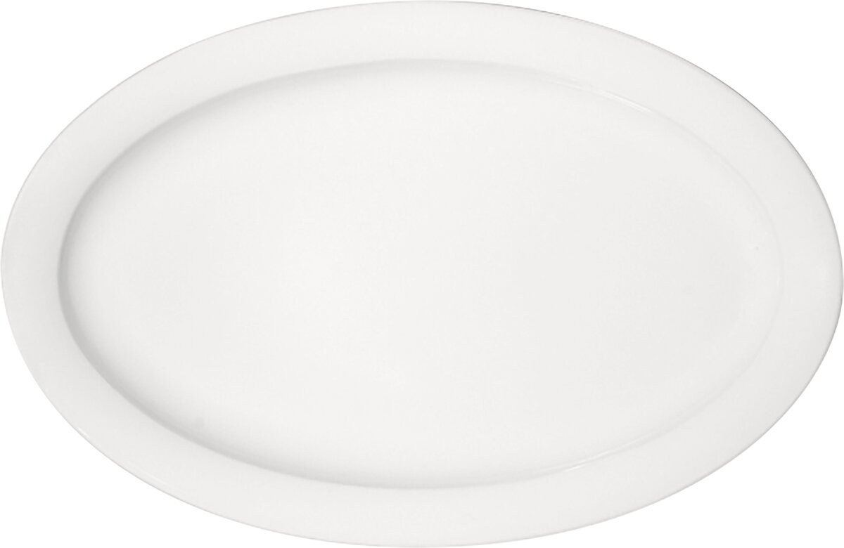 Dimension - Platte oval Fahne, 36 x 24 cm