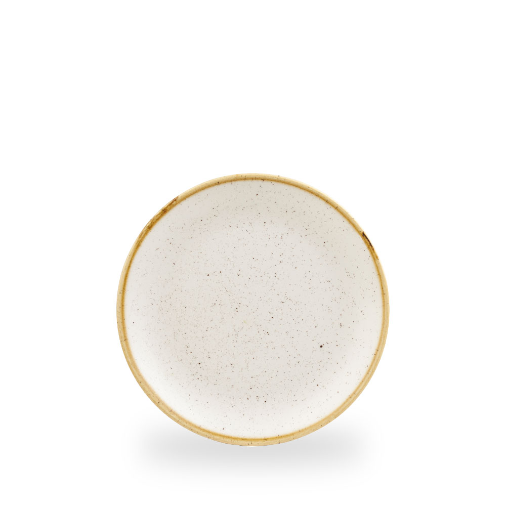 Churchill Stonecast Barley White Teller Flach Coup 21,7 cm
