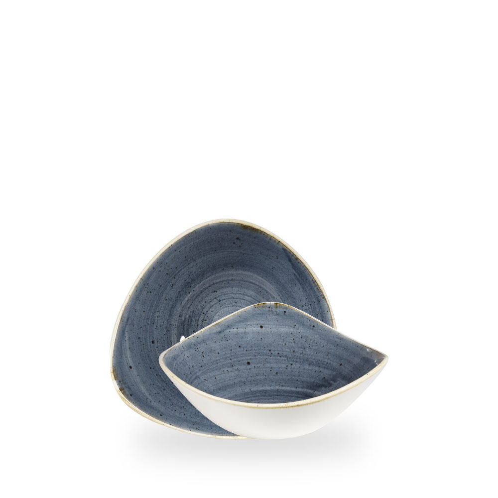Churchill Stonecast Blueberry Bowl Dreieck.18,5 cm, 37Cl