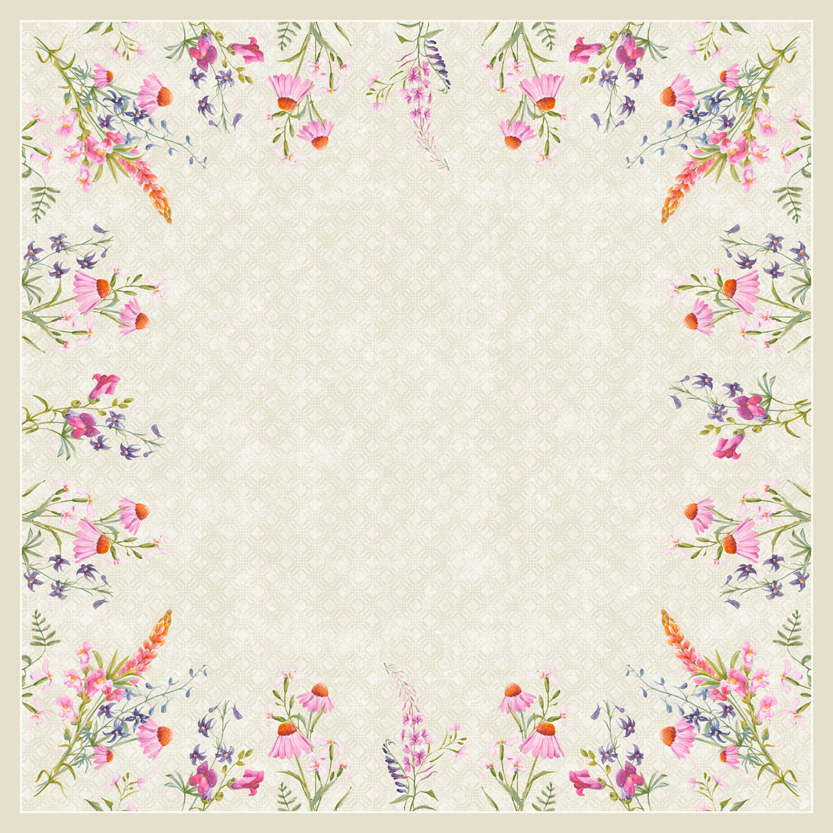 Dunicel Mitteldecke Floret, 84 x 84 cm