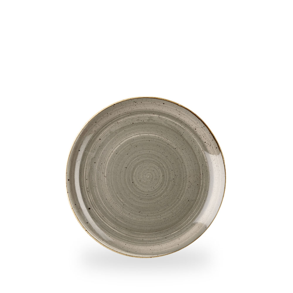 Churchill Stonecast Grey Teller Flach Coup 21,7 cm