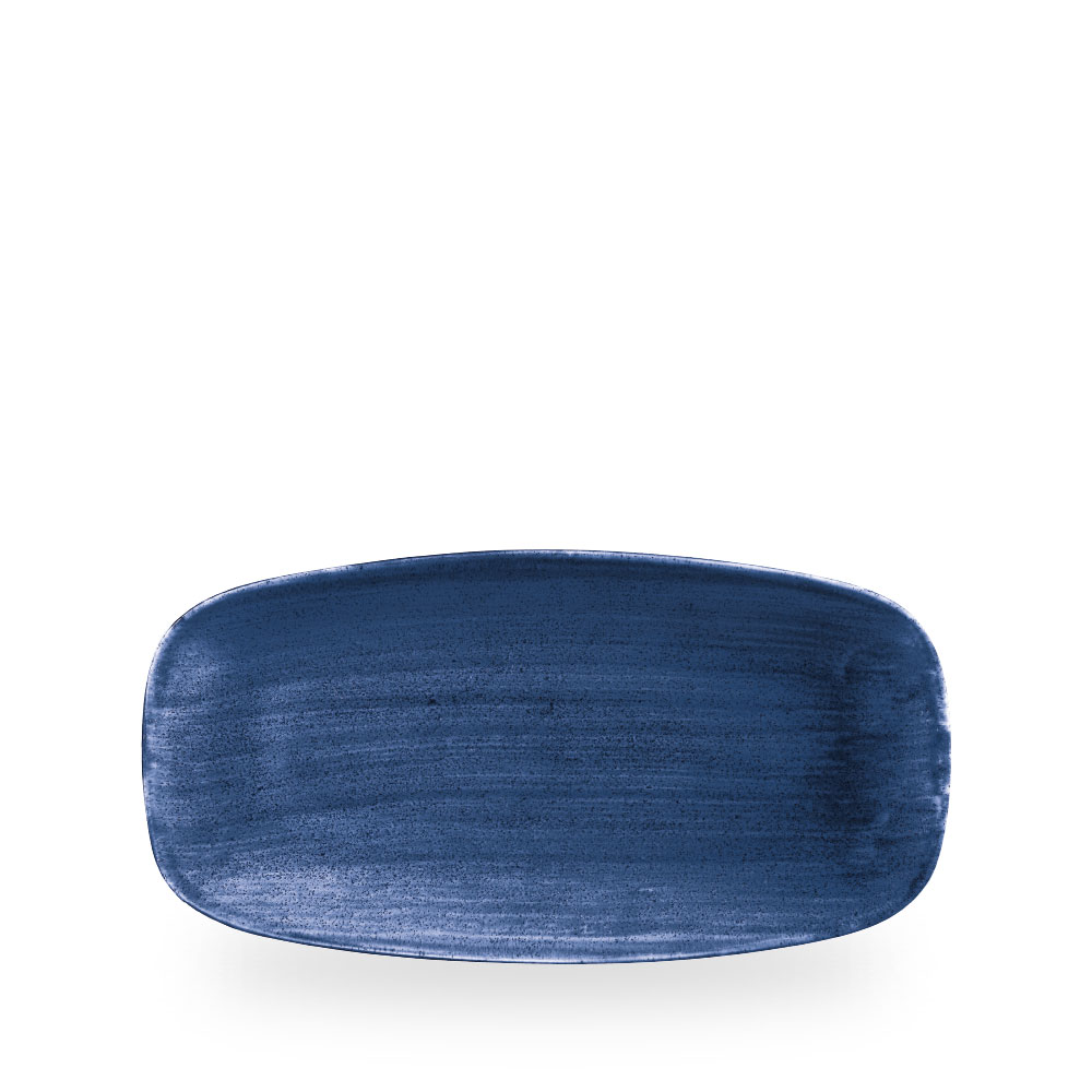 Churchill Stonecast Patina Cobalt Blue Platte Rechteckig 29,8 x 15,3 cm
