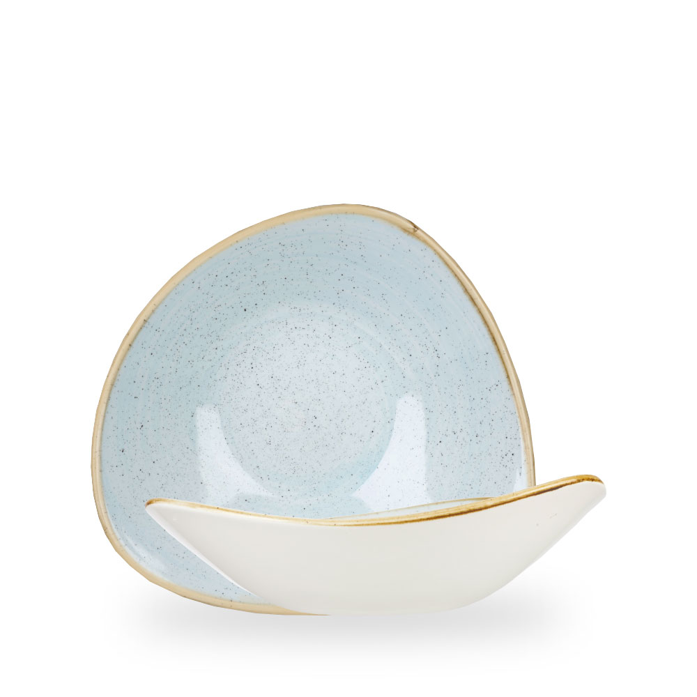 Churchill Stonecast Duck Egg Blue Bowl Dreieck.23,5 cm, 60Cl