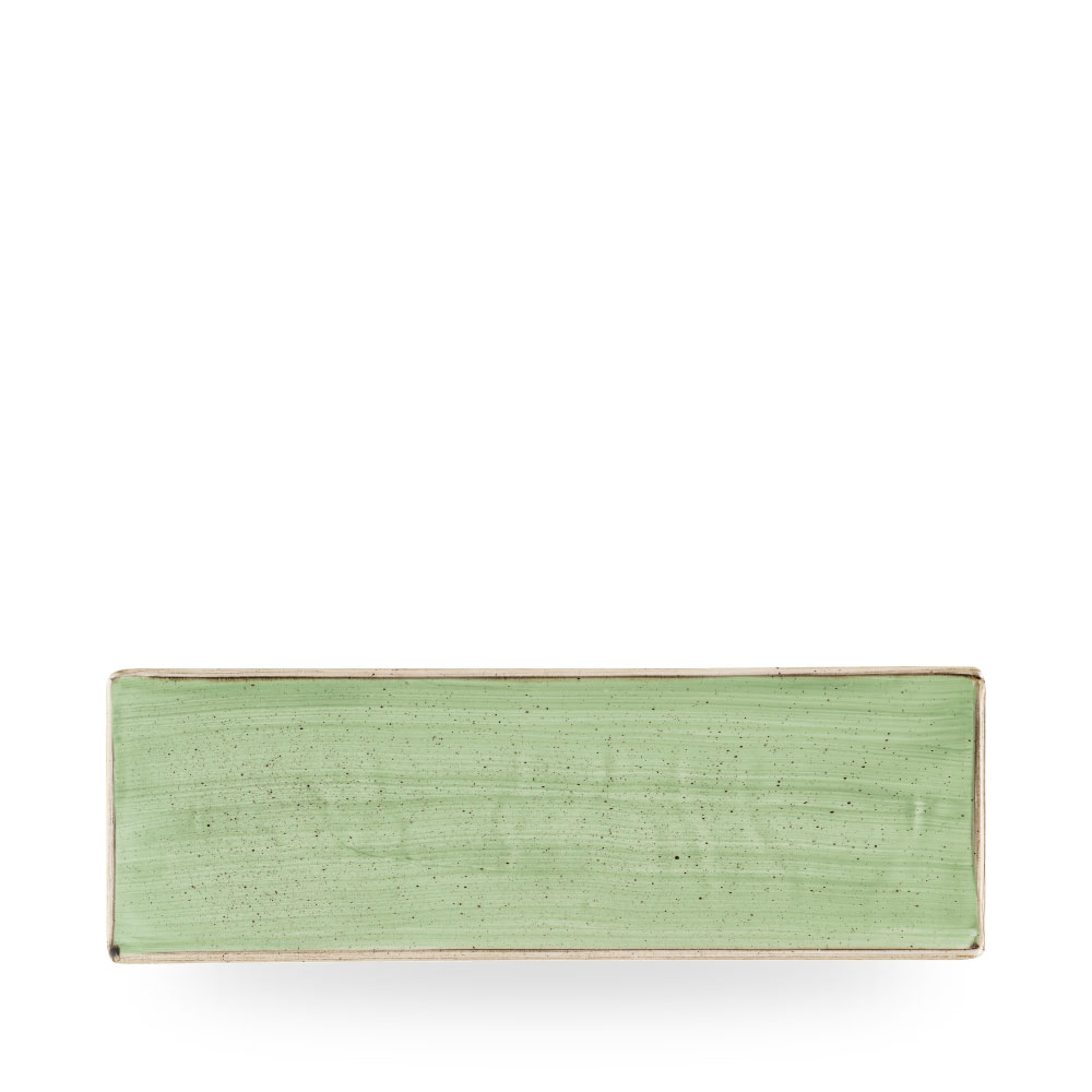 Churchill Stonecast Sage Green Tablett Mit Griff 32,3 x 10,5 cm