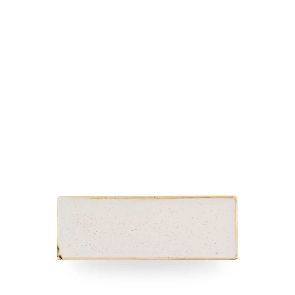 Churchill Stonecast Barley White Tablett Mit Griff 24,7 x 8,8 cm