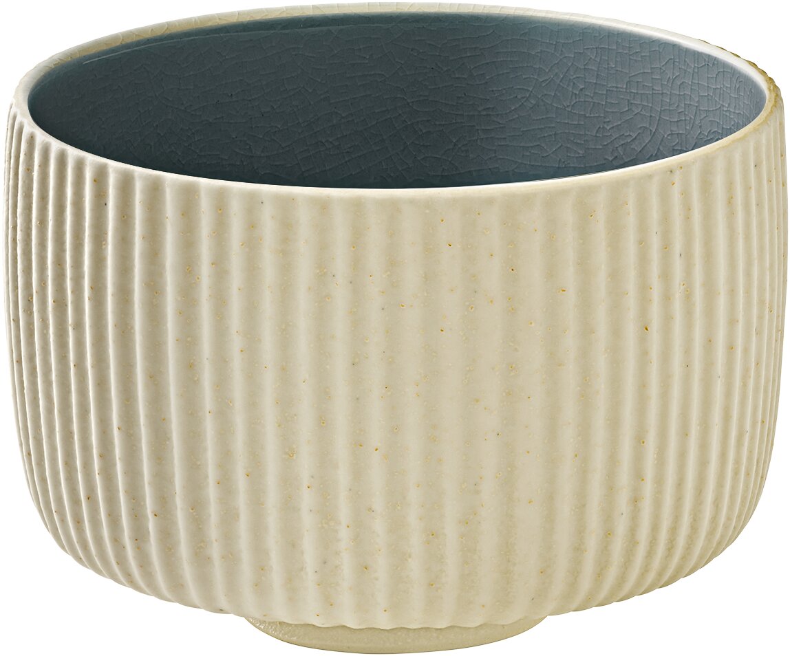 Nara Grey - Becher nieder Relief, grau, 0.30 ltr.