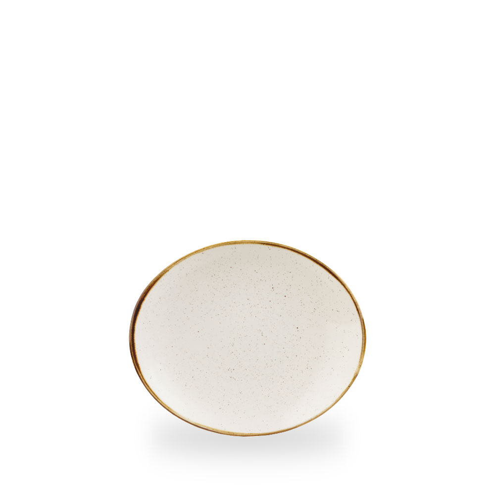 Churchill Stonecast Barley White Teller Oval Coup 19,7 cm