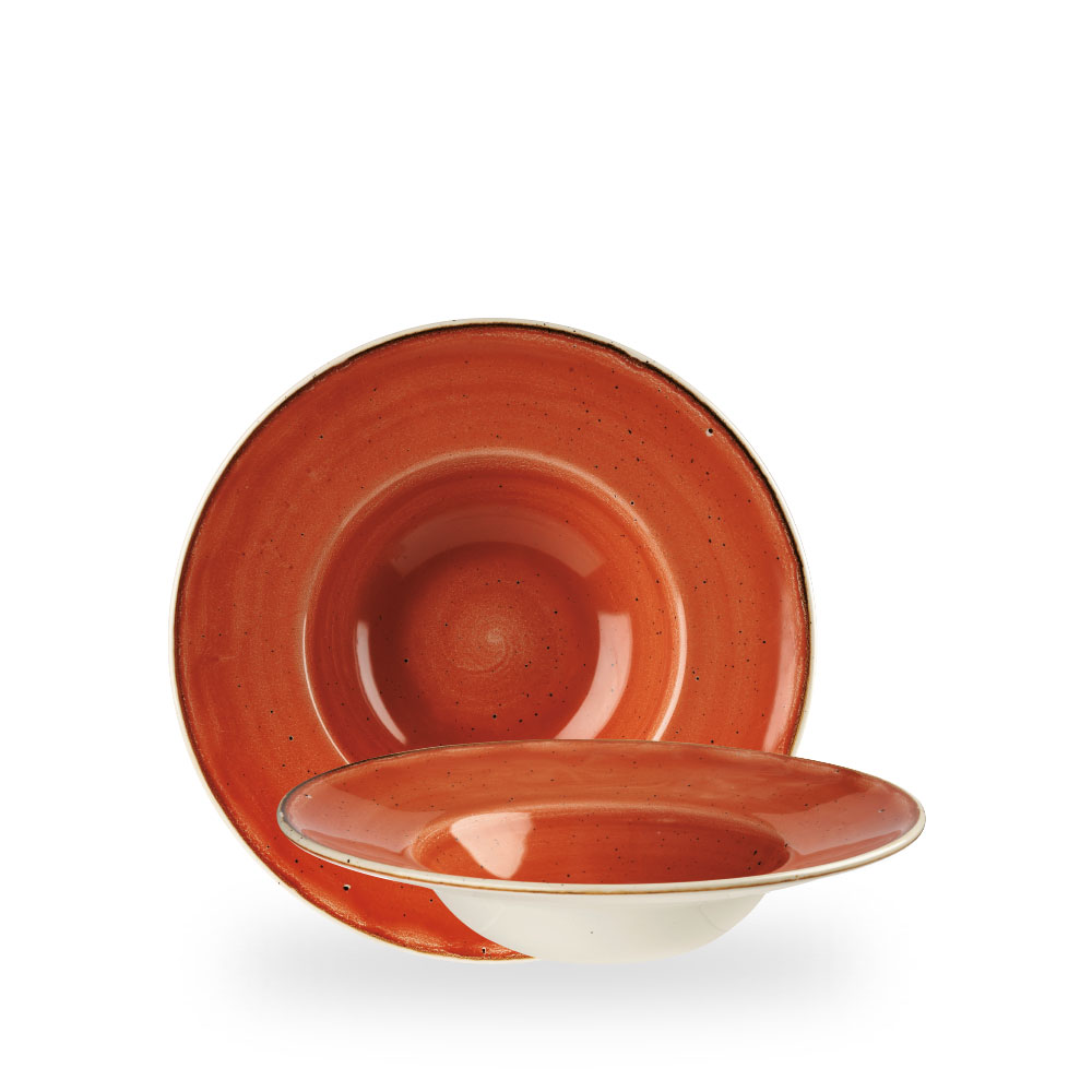 Churchill Stonecast Spiced Orange Teller Tief 24 cm 28,4Cl