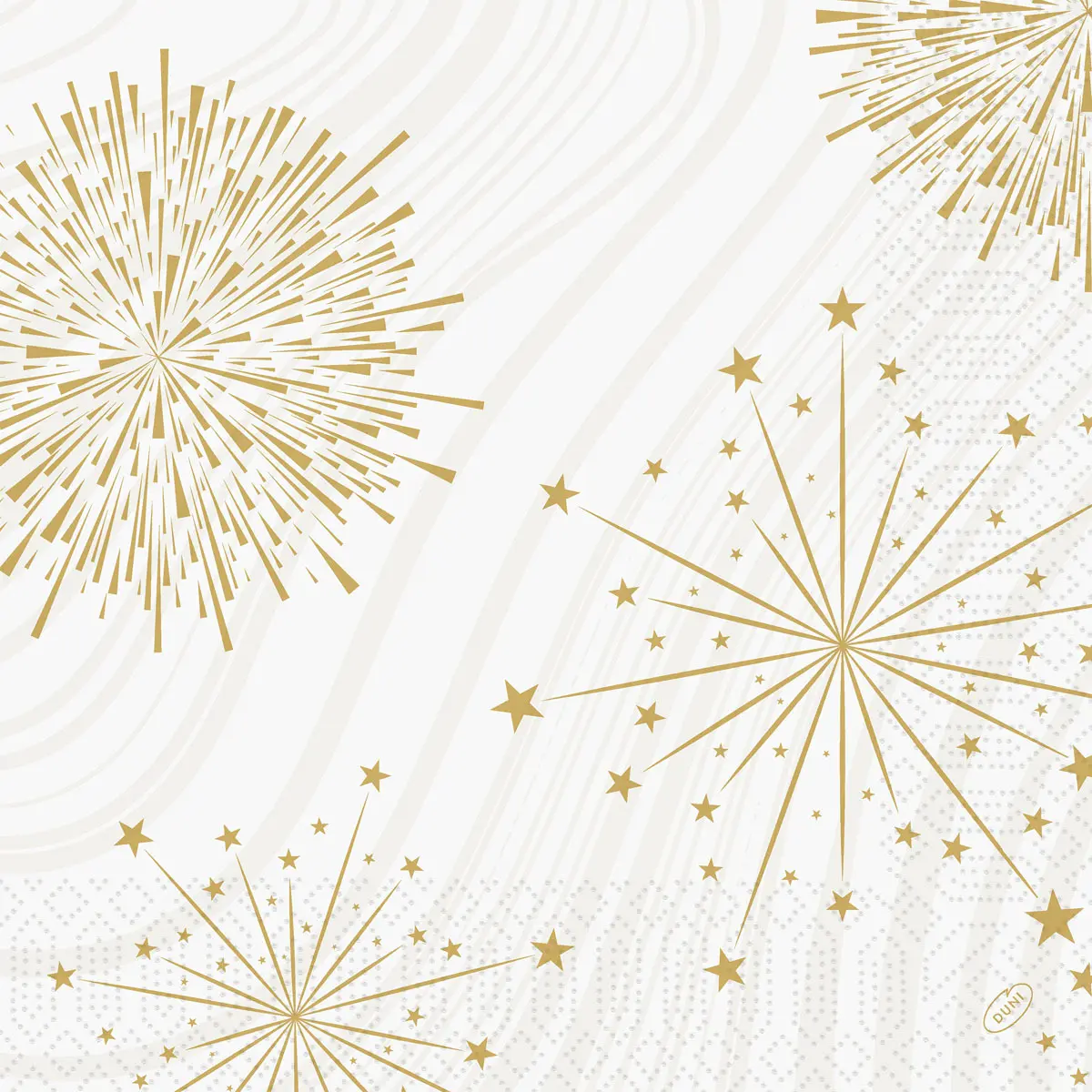 Zelltuchservietten - Sparkly white, 40 x 40 cm, 3-lagig, 1/4 Falz