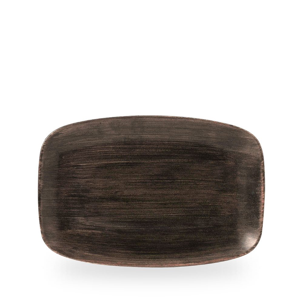 Churchill Stonecast Patina Iron Black Platte Rechteckig 30 x 19,9 cm