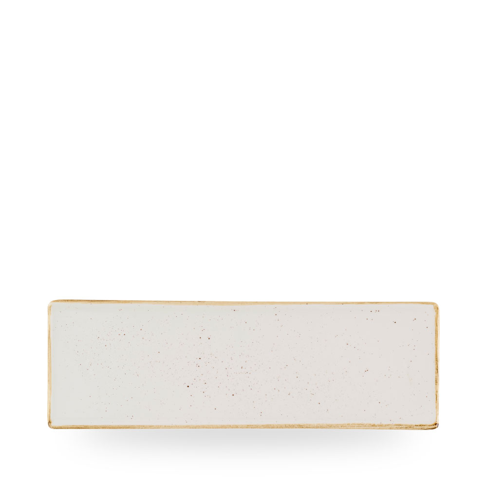 Churchill Stonecast Barley White Tablett Mit Griff 32,3 x 10,5 cm