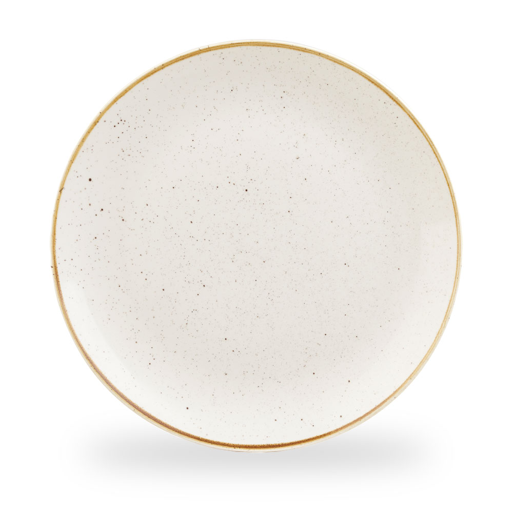 Churchill Stonecast Barley White Teller Flach Coup 32,4 cm