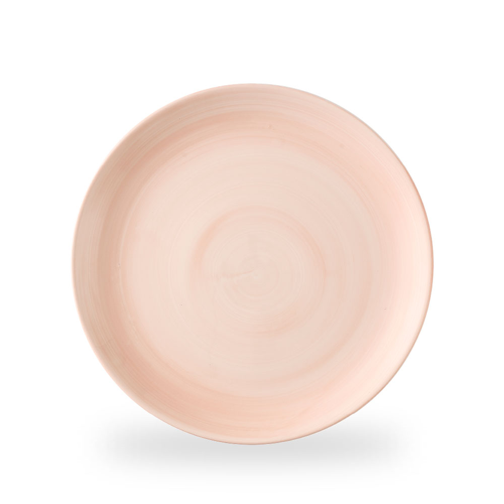 Churchill Stonecast Canvas Coral Teller Flach Coup 28,8 cm