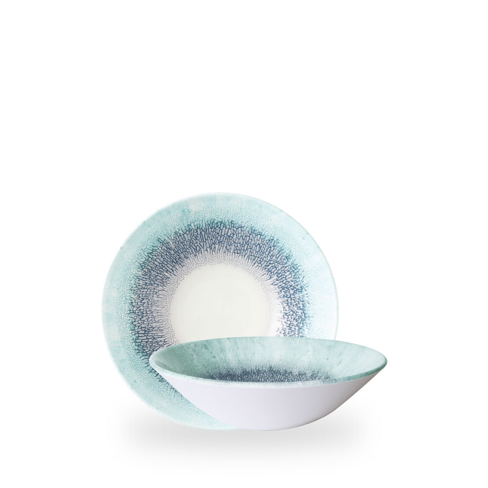 Churchill Studio Prints Fusion Blue Schale Tief Coup 19 cm