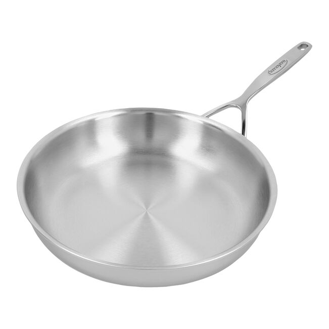 Bratpfanne, 28 cm, 18/10 Edelstahl, rund