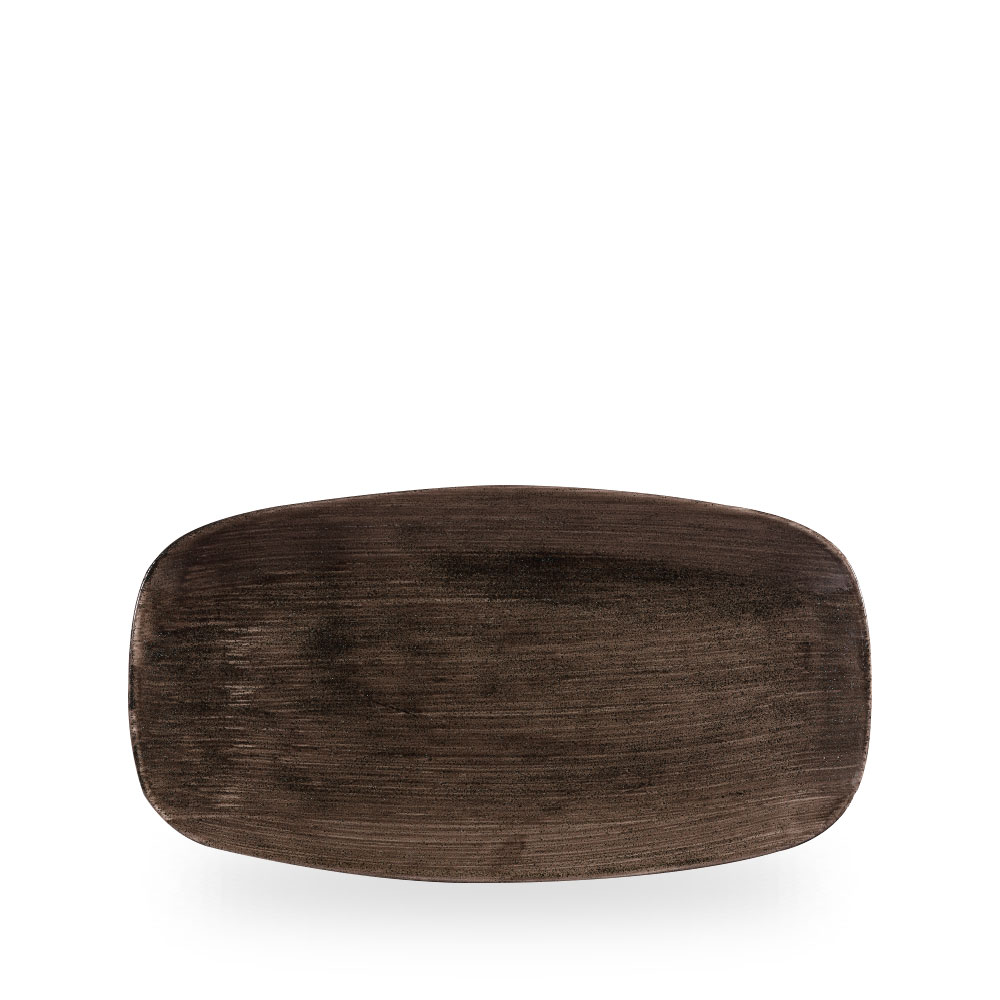 Churchill Stonecast Patina Iron Black Platte Rechteckig 29,8 x 15,3 cm