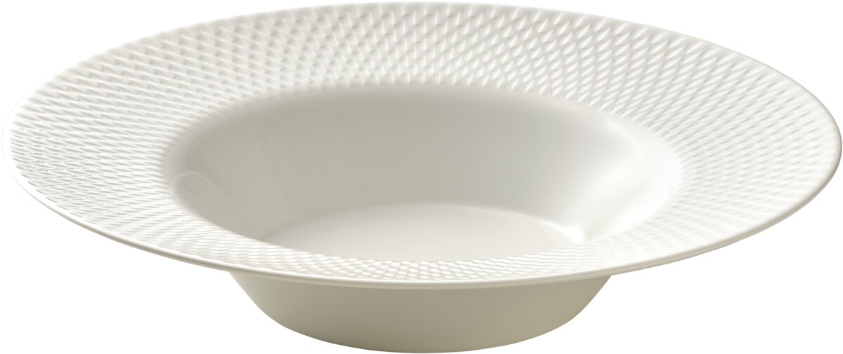 Purity Reflections - Teller tief rund Fahne Relief 29 cm, 0.5 ltr.