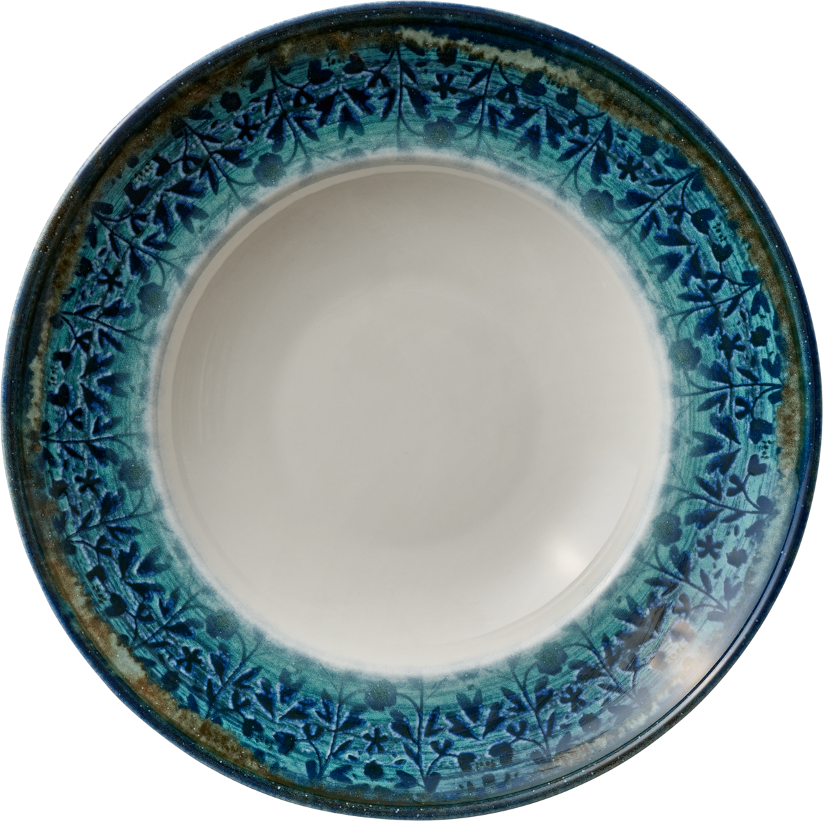 Mirage - Teller tief rund Fahne indigo 27cm