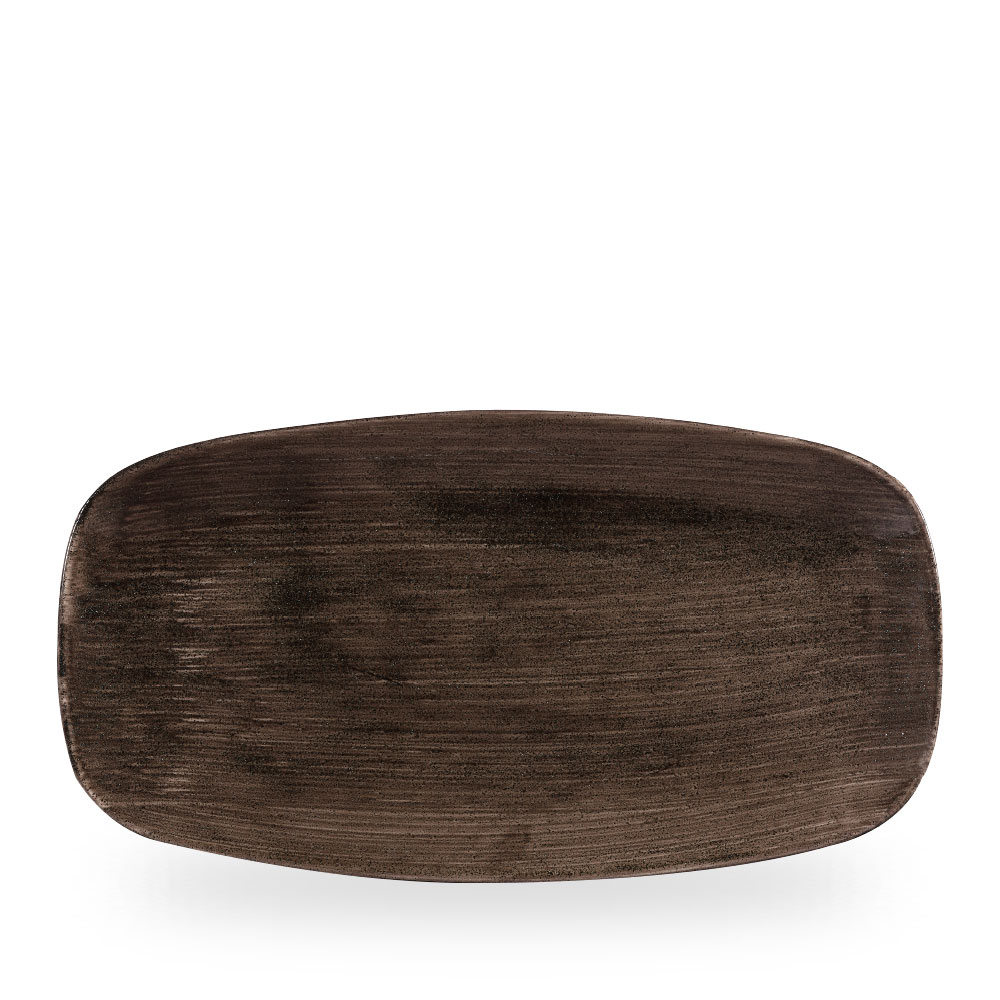 Churchill Stonecast Patina Iron Black Platte Rechteckig 35,5 x 18,9 cm