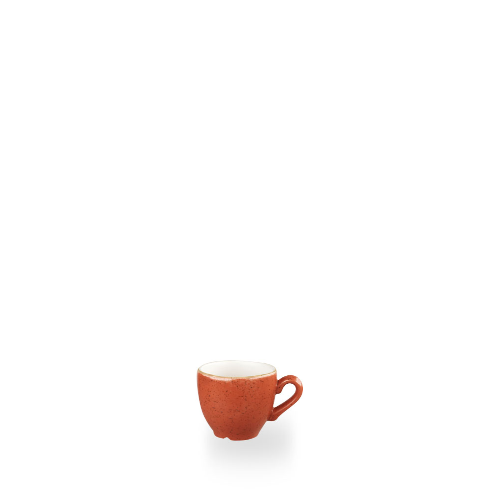 Churchill Stonecast Spiced Orange Espresso Tasse 9Cl