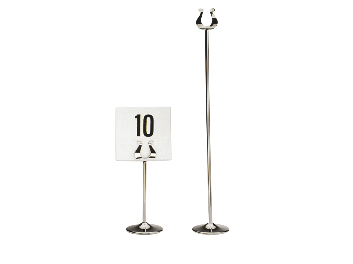 Tischnummernständer 18/10 19cm hoch