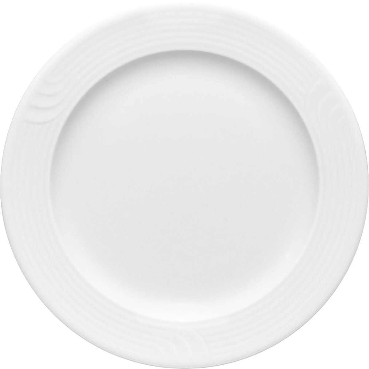 Carat - Teller flach rund Fahne Relief, 25 cm