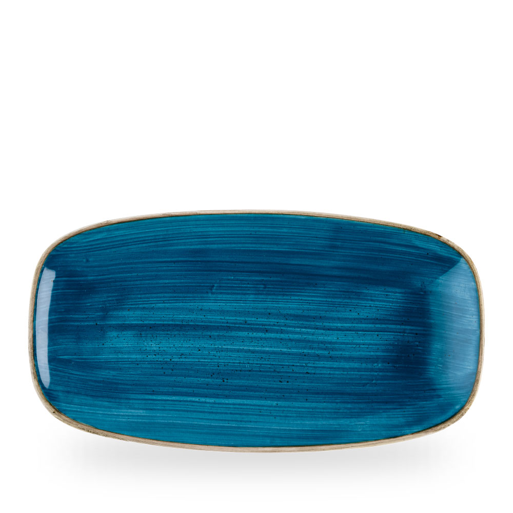 Churchill Stonecast Java Blue Platte 35,5 x 18,9 cm