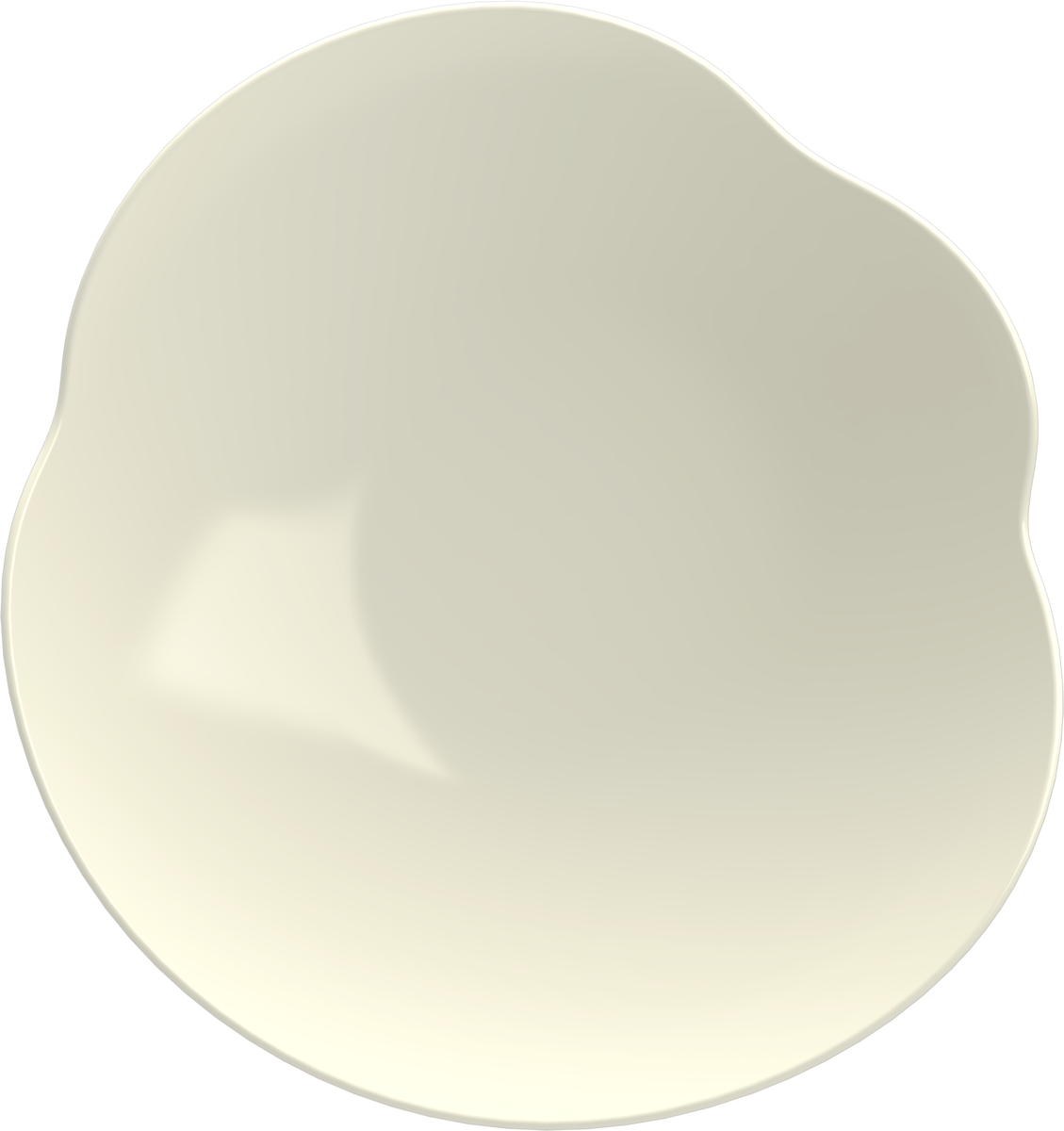 Kumo - Teller tief amorph coup 25cm