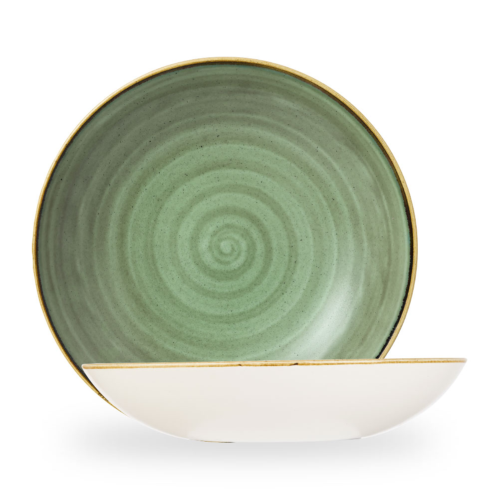 Churchill Stonecast Samphire Green Coupe Pasta Bowl 30,5 cm