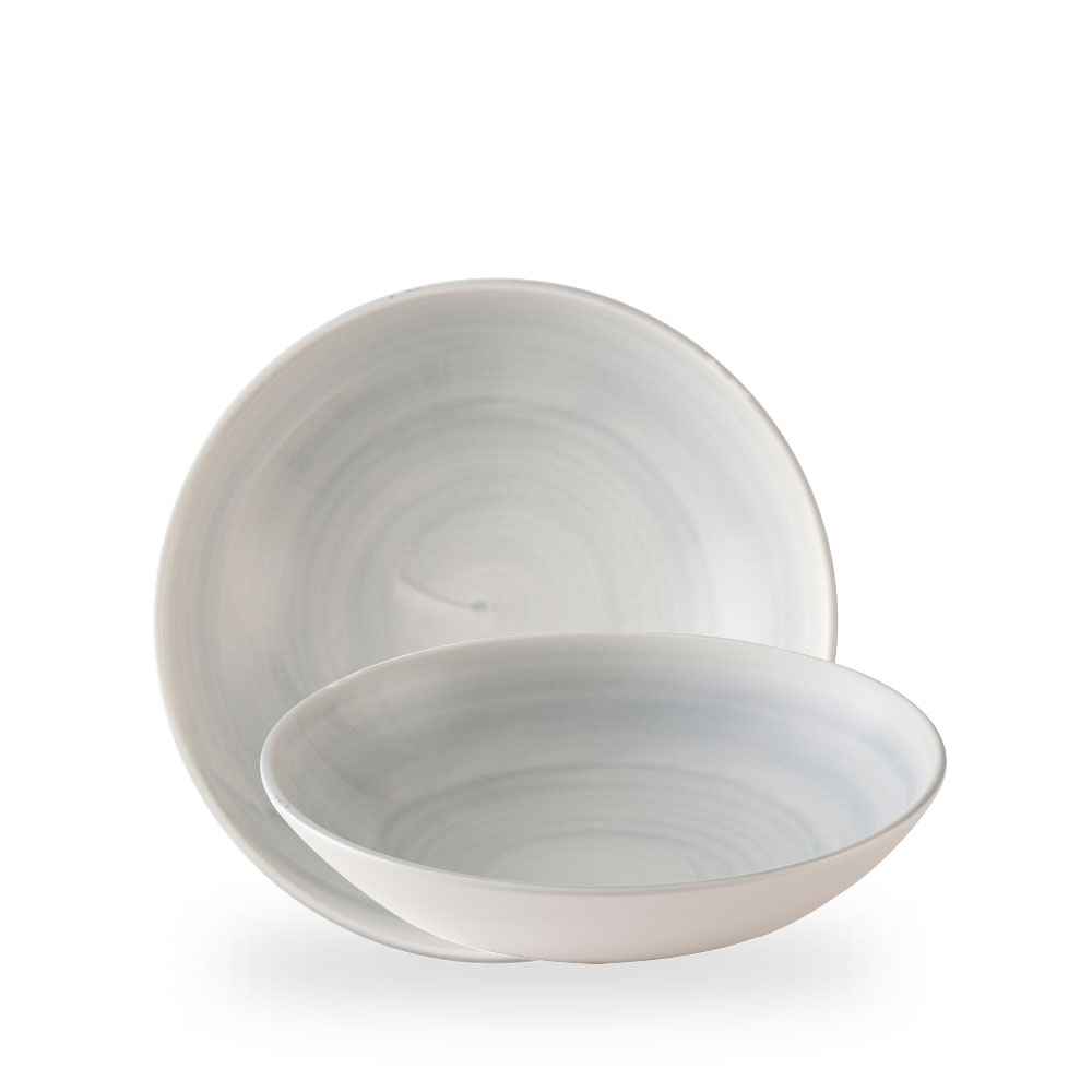 Churchill Stonecast Canvas Grey Schale Tief Coup 24,8 cm