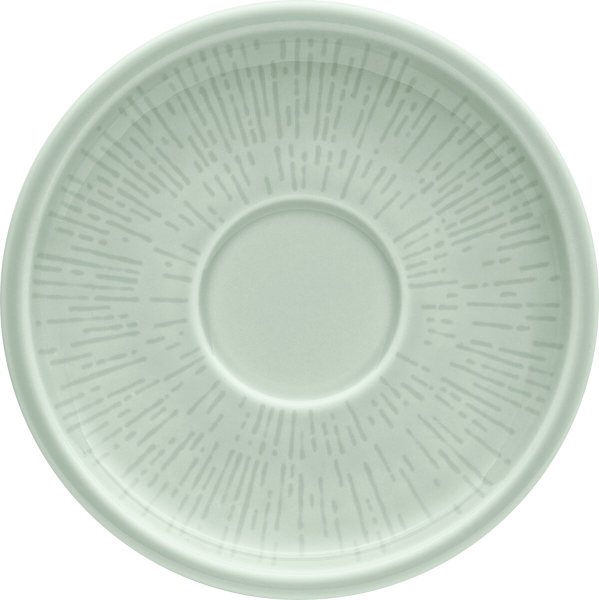Shiro Glaze Frost - Untertasse rund Struktur, 13 cm
