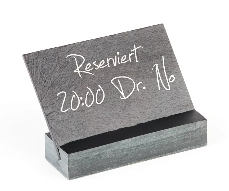 Tischtafel/Schild