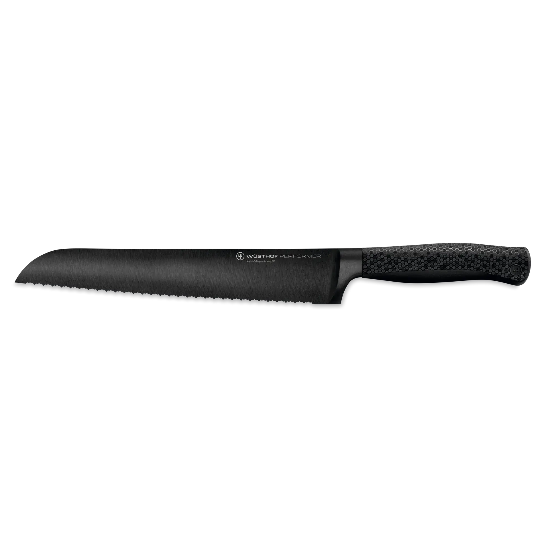 Performer - Brotmesser mit Präzisions-Doppelwelle, schwarz