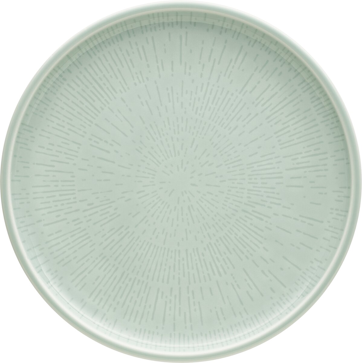 Shiro Glaze Frost - Teller flach rund coup Struktur, 21 cm